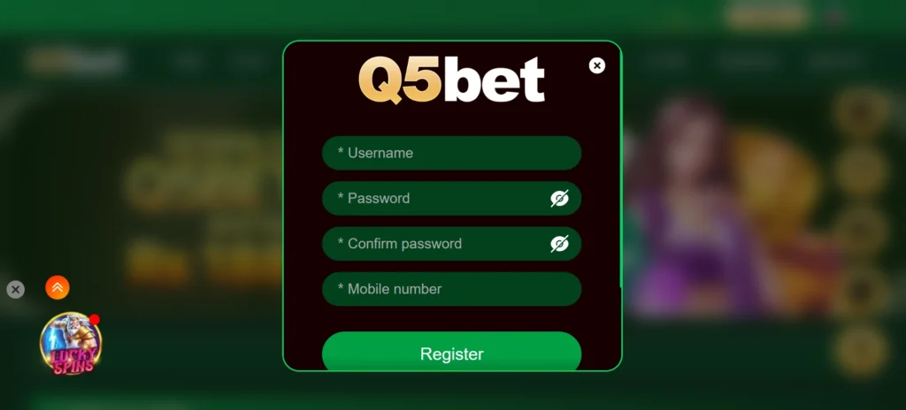 Q5 Bet Game login