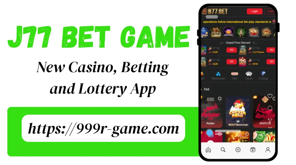 J77 Bet Game interface screenshot